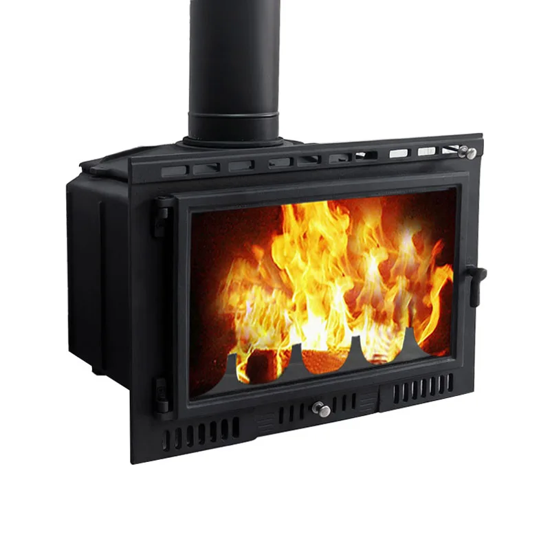 Cast Iron Freestanding tabletop Stove Eco-Friendly Wooden Fireplace for Indoor Heating and Cooking