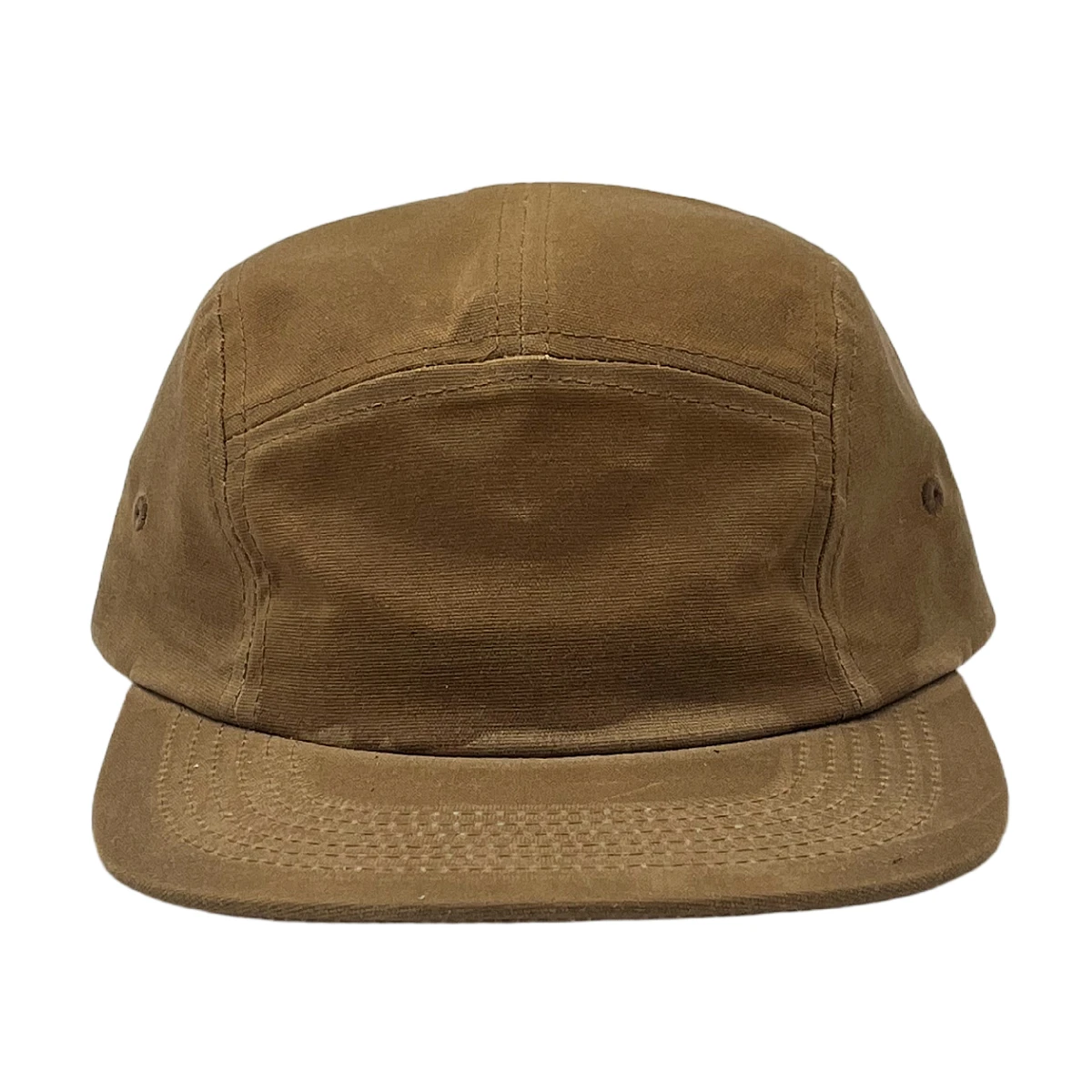 manufacturer custom design silver 3m reflective printing plain camping hat unstructured wax canvas cotton 5 panel camp cap
