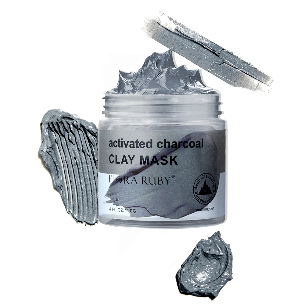 OEM ODM Natural Beauty Organic Facial Clay Mask Whitening Exfoliating Activated Charcoal face mask