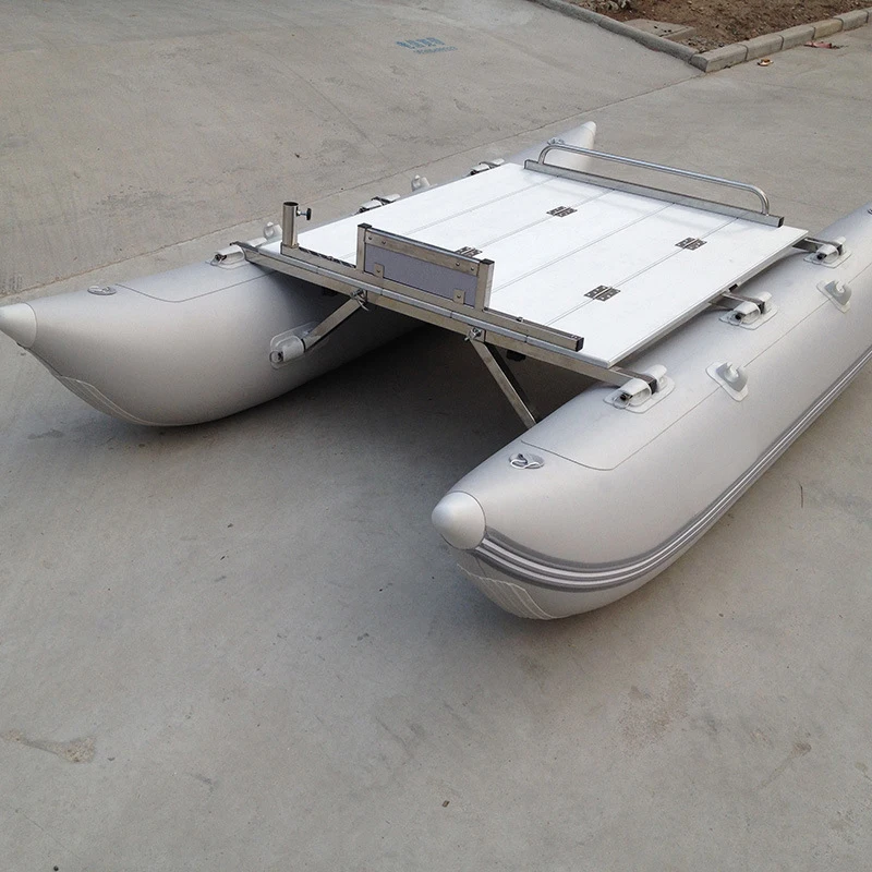 Pontoon boat house boat pontoons with Aluminum floor and stainless steel frame