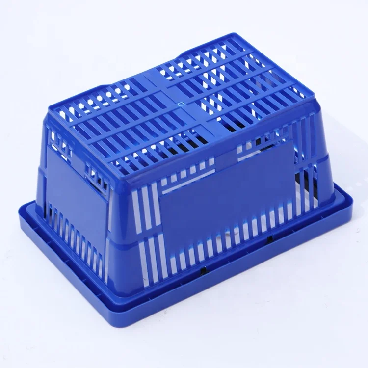 retail shop supermarket store small plastic shopping hand basket with inside handle  customized by direct factory