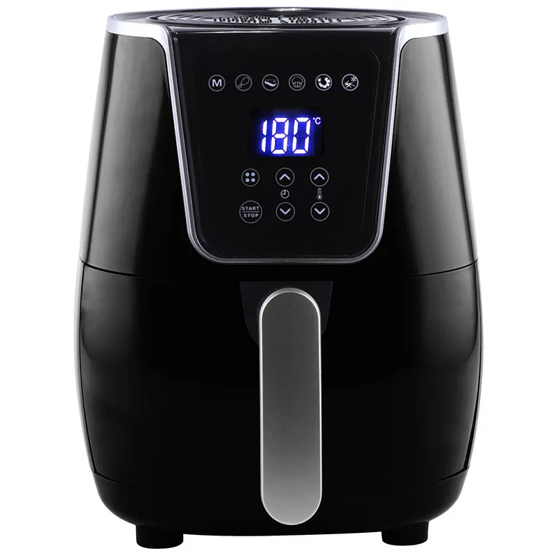Wholesale 3L Capacity Air Fryer Oven Control Air Fryer Electric Deep Smart Air Fryers Black Novelty Free Spare Parts Square PTFE