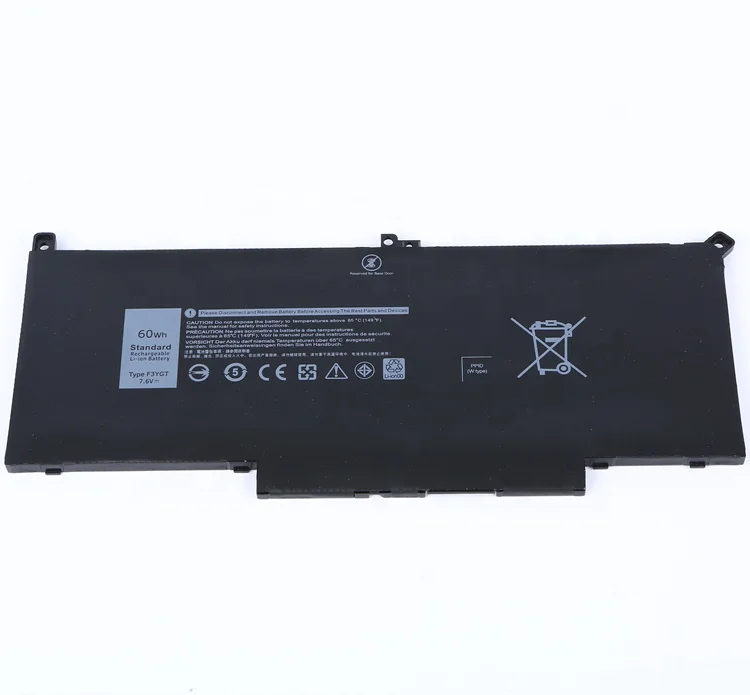 F3YGT 60Wh Laptop Battery For Dell Latitude E7280 E7480 E7290 E7380 E7390 E7490 Series Laptop 2X39G DM3WC 0DM3WC