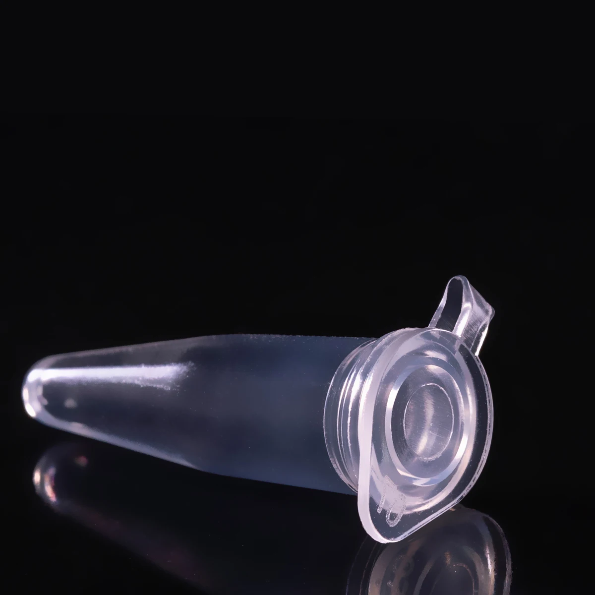 Transparent PP virgin material 0.5ml capacity Eppendof spin tube with cover for DNA/RNA purification
