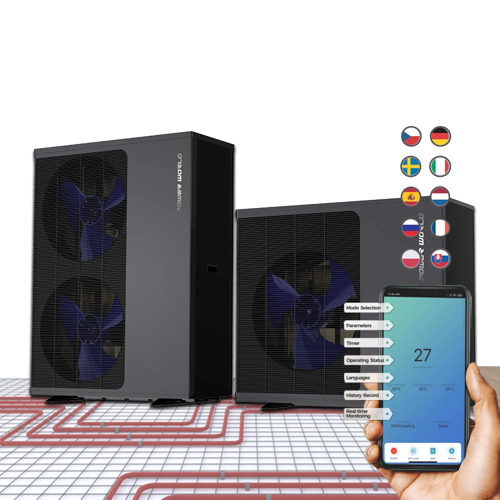 Erp A+++ scop best quality heat pump green gas r290 6kw home heat pump with inverter technology