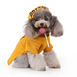 Most popular Best choice Dog Clothes-Digital Prison Uniform Yellow dogs cloth pet clothes