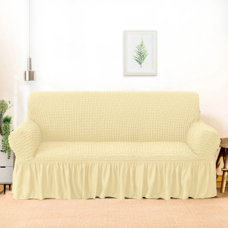 Amazon Supplierwholesale seersucker sofa coversoft sofa cover high stretchsofa covers