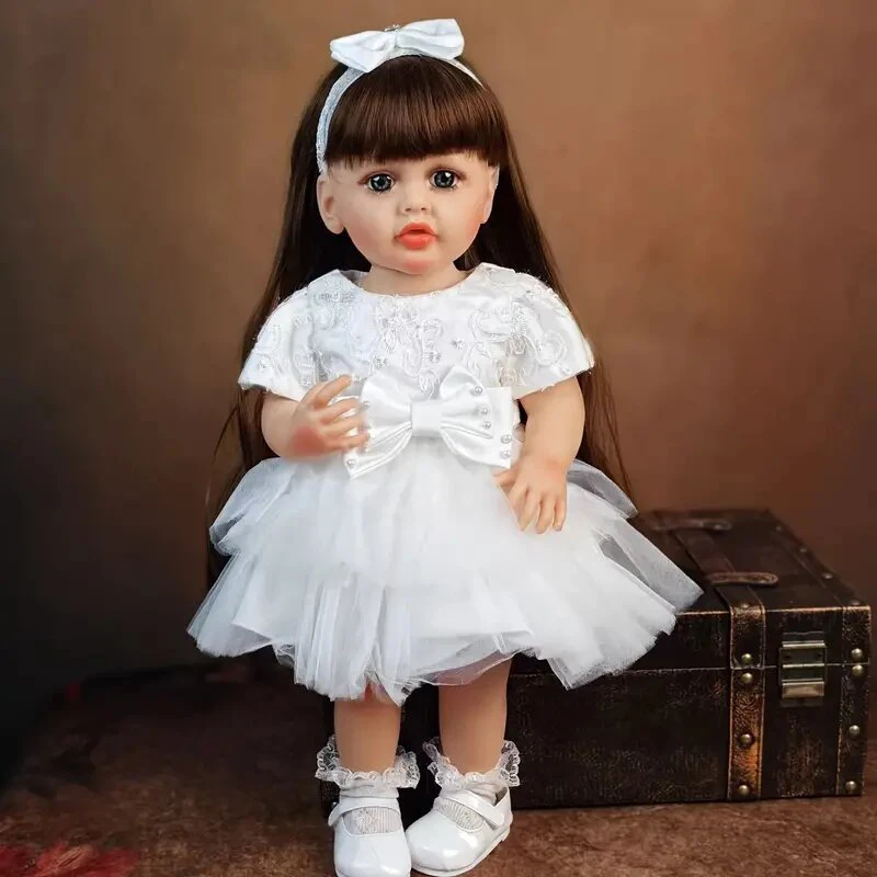 Wholesale handmade baby princess dress doll realistic reborn dolls can bath toy for kids playmate