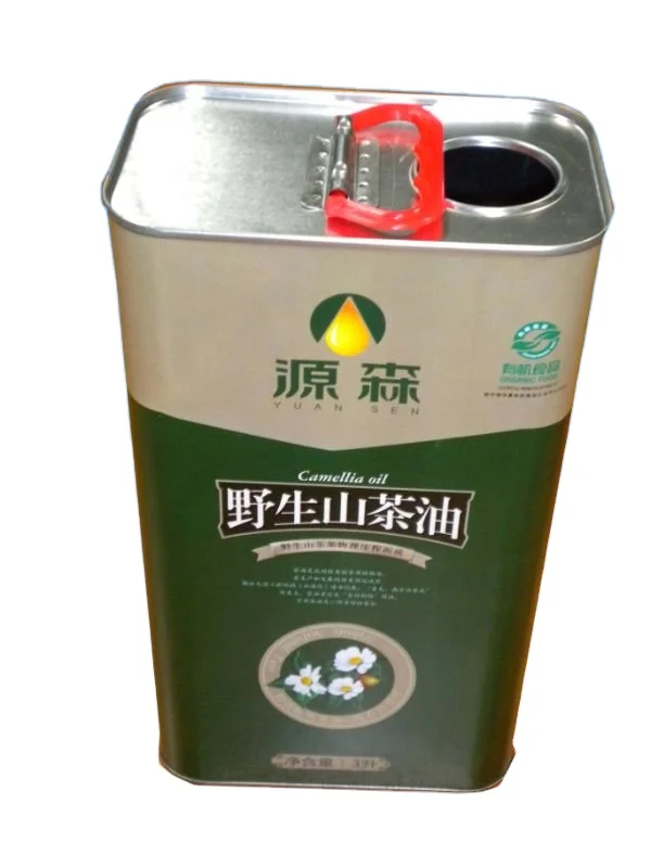 Custom Empty 500ml 750ml 1L 3L square Rectangular Olive oil tin Can packaging Edible Oil Metal cans with Plastic lids