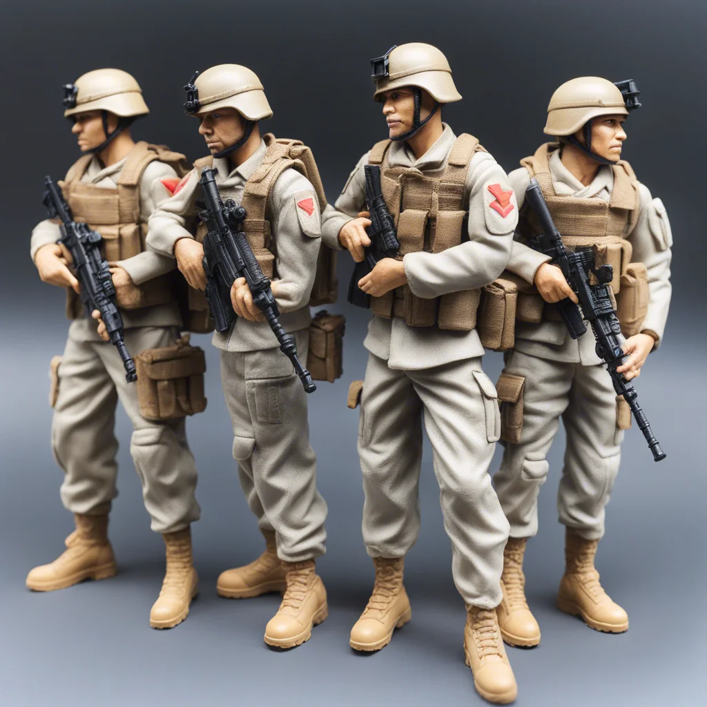 Soli Custom 6 inch Realistic Human Toy, 3D Plastic Military Toy PVC Figures Wholesale