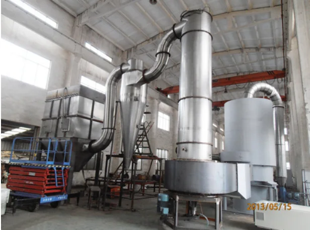 spin flash dryer cassava flour drying machine