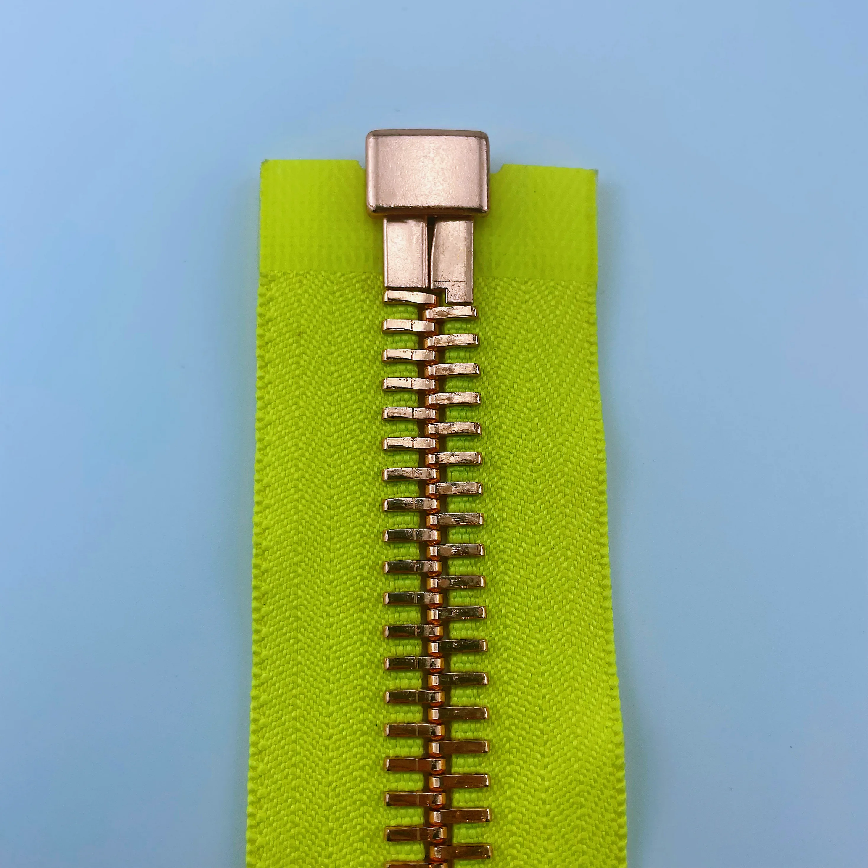 NO. 15 RIRI Zipper Accessories open end brass metal zipper for Garment and Bag full zip pulls