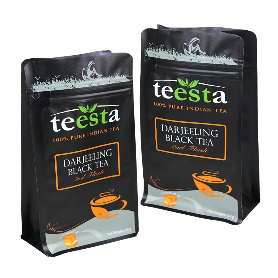 Индивидуальная этикетка с напечатанной алюминиевой фольгой 500 г 1 кг doy pack матовые черные биоразлагаемые пакеты для кофе клапаном дегазации