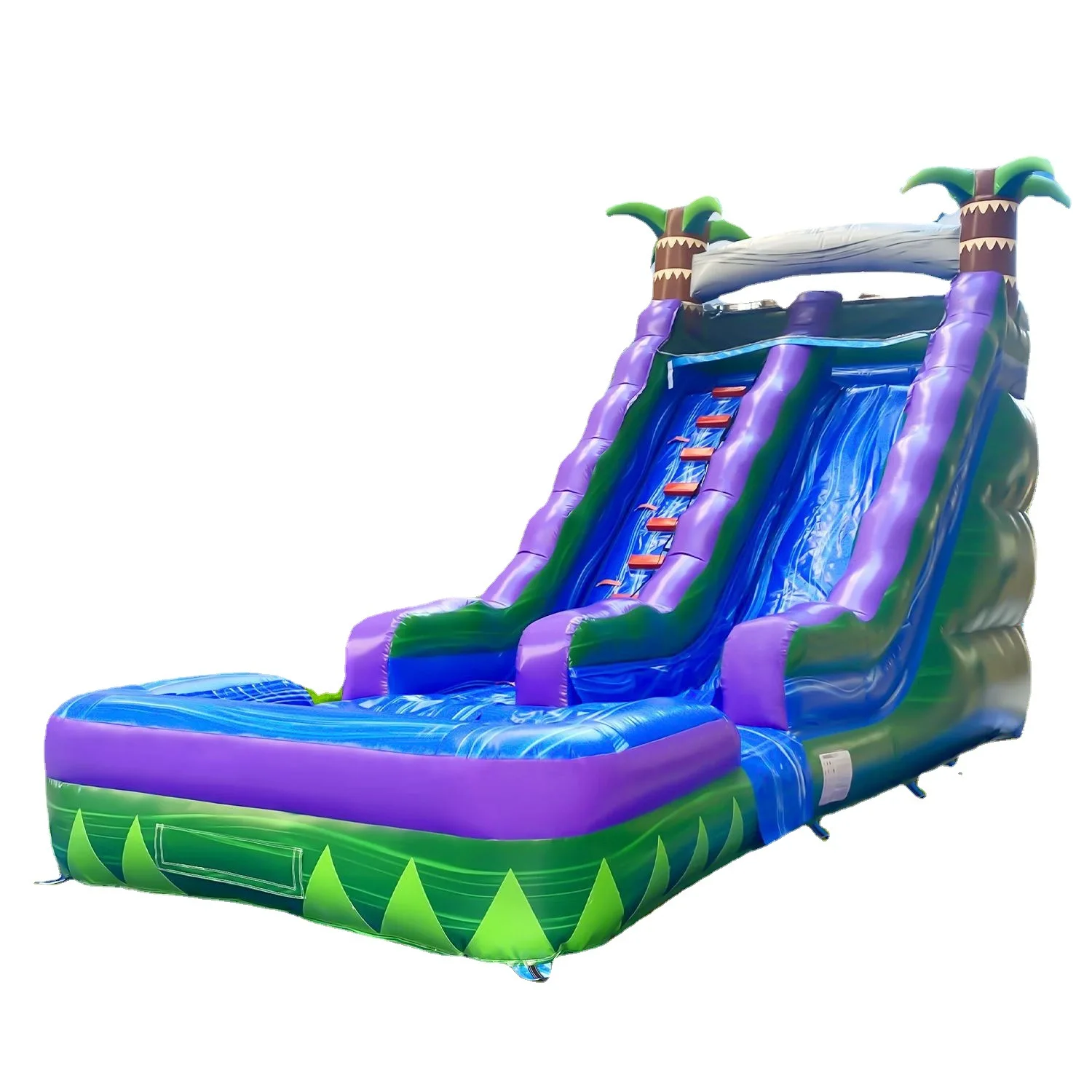 Coconut Tree Summer Ocean Inflatable Castle Inflatable Trampoline Inflatable Slide
