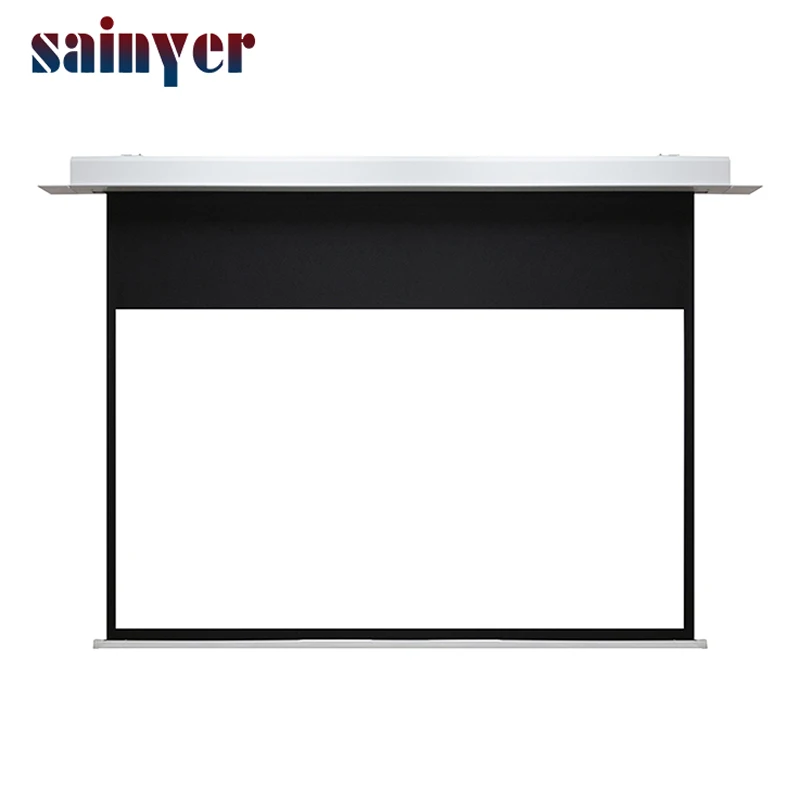  120 inch Электрический проекционный экран электрического управления мультимедиа