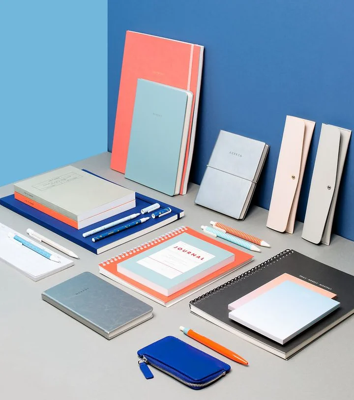 notepads custom logo printed A5 A6 A4 Hard Cover Soft leather Journal Planner PU notebook diary with logo for promotion