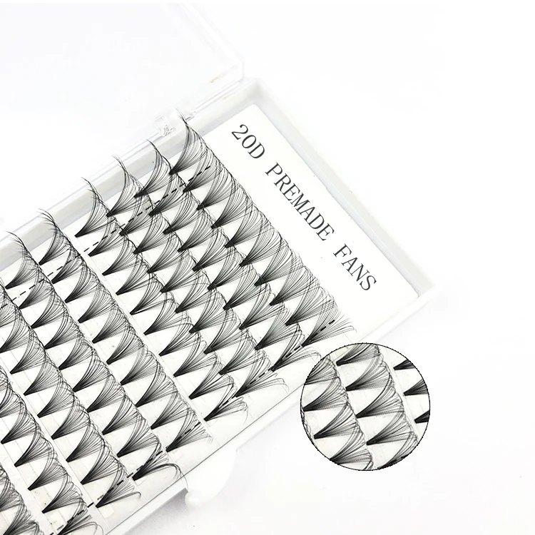 
Wholesale Premade Volume Fans 0.03 0.05 Mega Volume 3d 6d 10d 12D 20D individual Eyelashes extension 