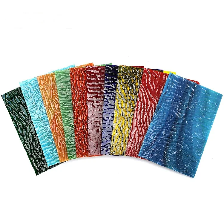 China Factory Fast Delivery Color Tinted Stained Glass Sheet For Church Stained Glass Window