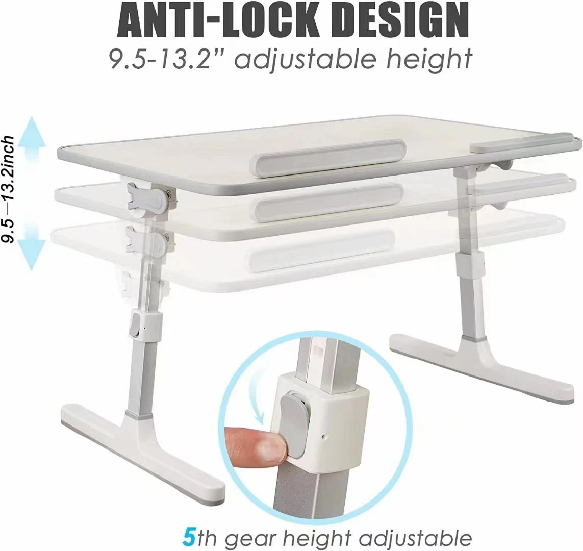 Factory Direct Selling Lazy Table Folding Portable Desk Study Laptop Adjustable Bed Desk Table Tray