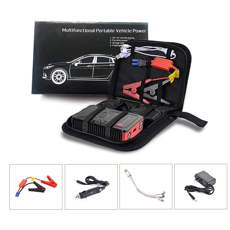 12 V Battery Power Supply Portable Motorcycle Power Bank Battery Charge Booster Car Jump Starter