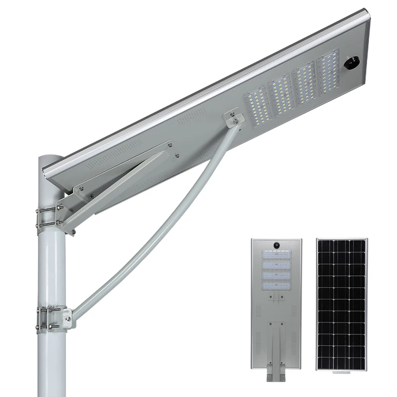 Manufacturer Supplier high power integrated solar power led street light 80w outdoor waterproof