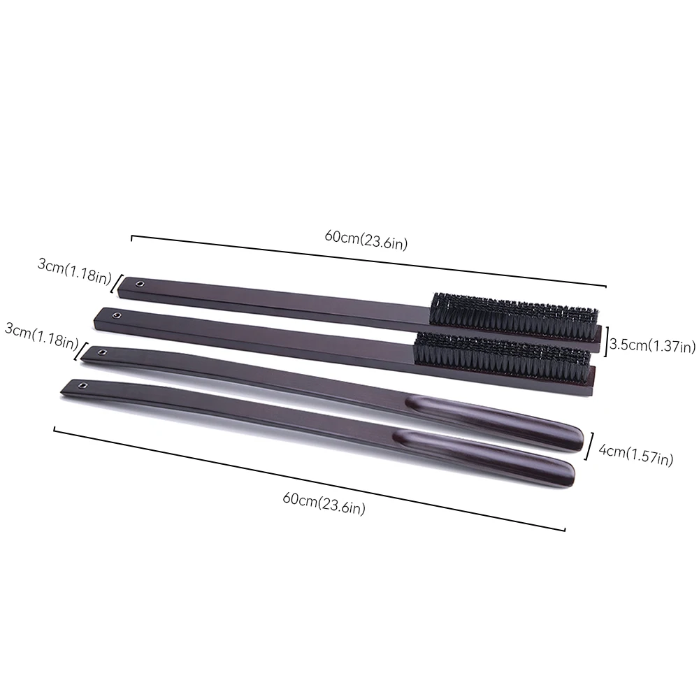 XUNZE High Quality OEM Wooden Shoe Horn For Hotel Long Wooden Shoe Horn