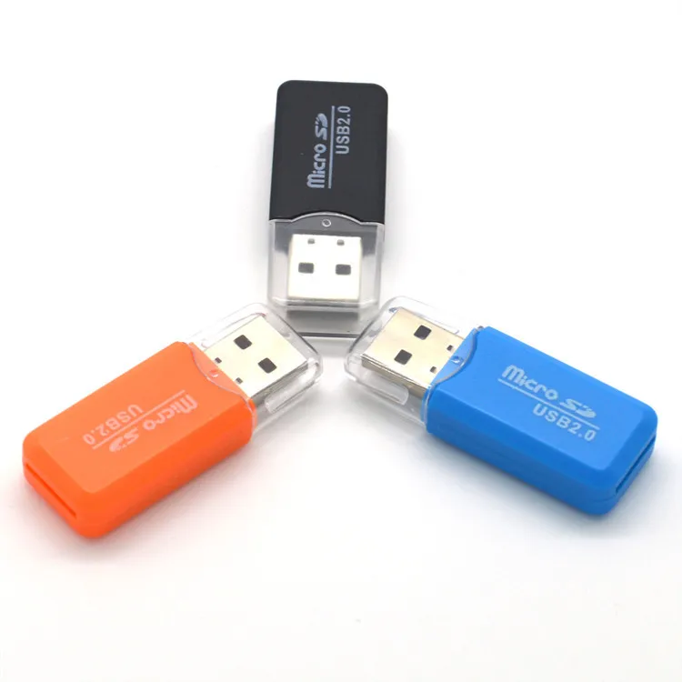 High Speed Mini Micro design T-flash Tf Sd Card Reader Usb 2.0 Adapter Memory Card Reader