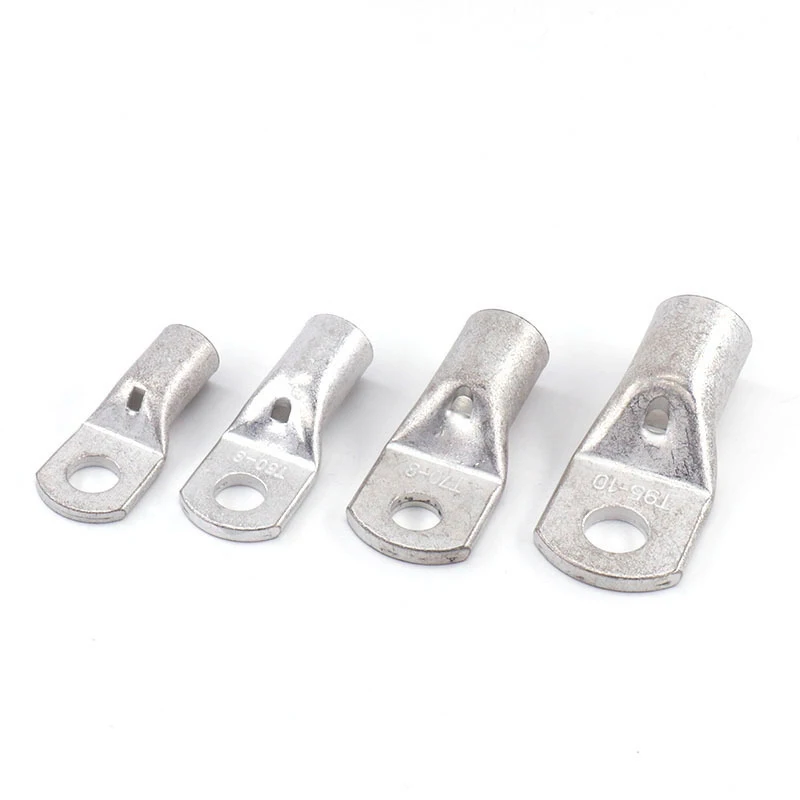 Earth Electric 1/0 4awg 6 awg 240mm Connecting Tube Terminal Wire Joint Crimp Cable Lugs for Copper Conductor