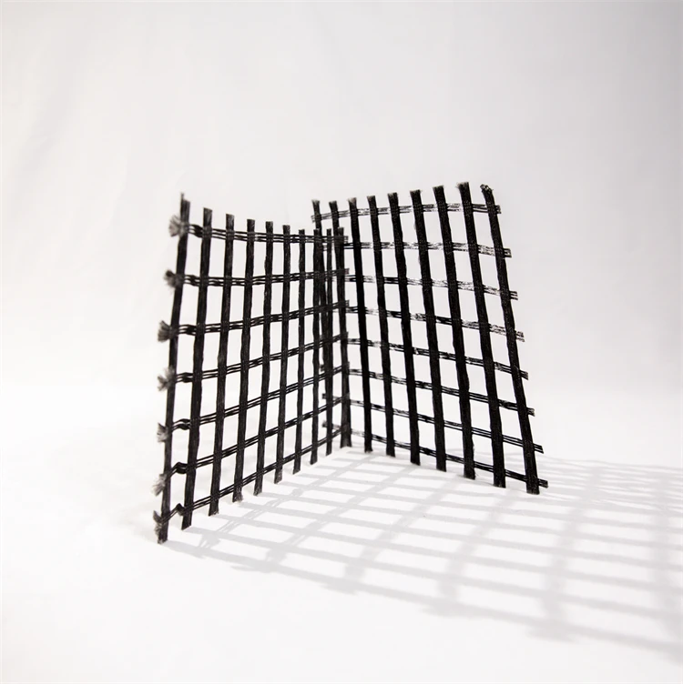 Good Quality Finely Processed Uniaxial Polyester Biaxial Composite PET Geogrid for tetaining wall