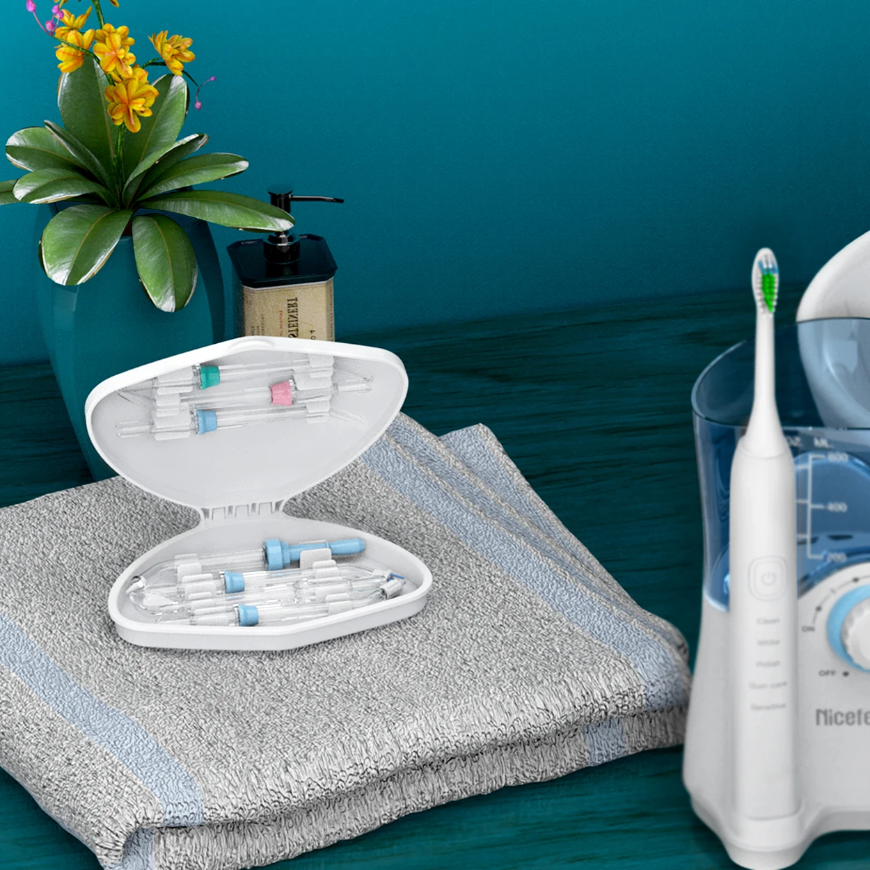 Cleaning devices tooth dental oral care appliances water dental  oral irrigator Sonic Electric Toothbrush with Water Flosser