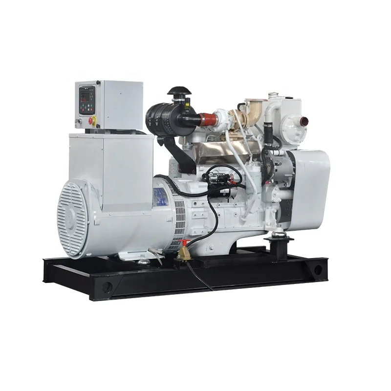 Powered by  Cummins engine 4BTA3.9-GM65 60Hz 50kw marine inboard diesel electric generator price