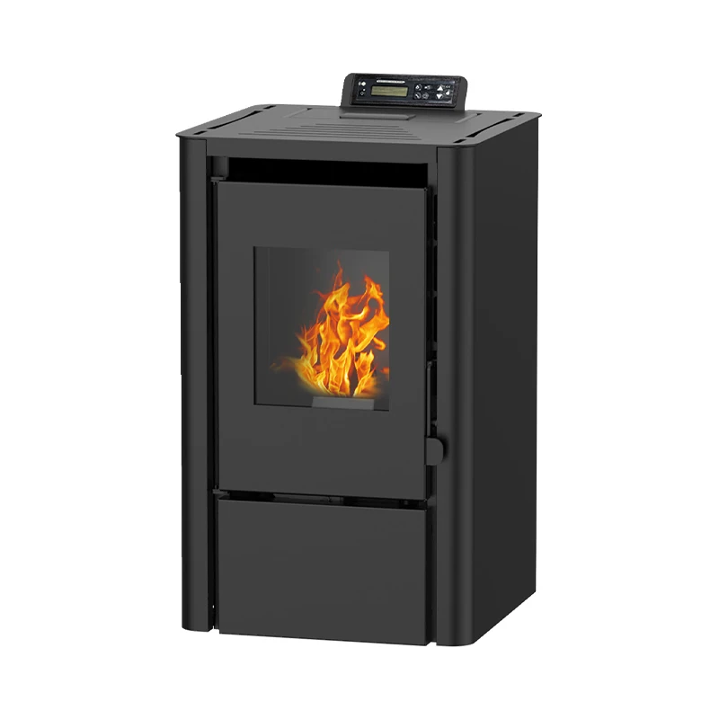 Heating Stove Pellet Stove KM0602A Automatic Feeding Wood for European Import From China Burn Pellet Fireplace Indoor Steel 6KW