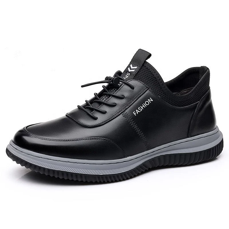 2024 New Style men Tennis Running Shoes Comfortable Lace up Casual Shoes Fashion PU Leather Sneakers Walking Shoes