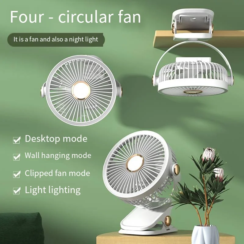 High Quality Durable Using Various Dormitory Portable Fan Light Fan With Clip