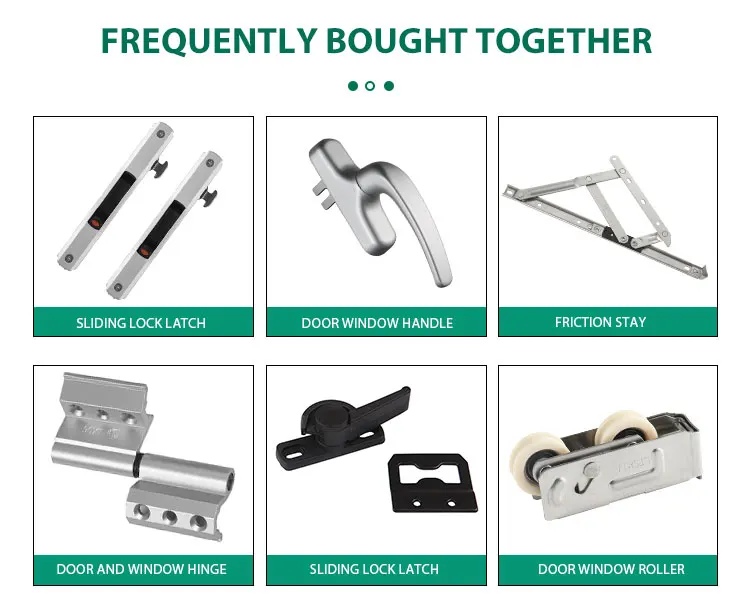 High quality customized aluminum alloy  Window  and Door Handles for all kinds of window door