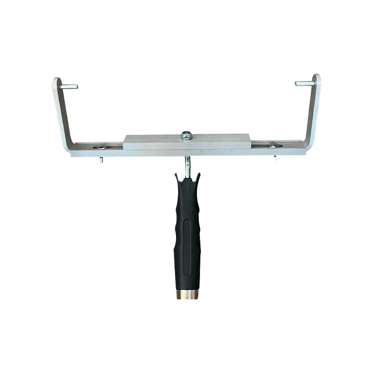 Large size 18 inch/12inch adjustable aluminum alloy frame woven nylon plastic handle paint roller