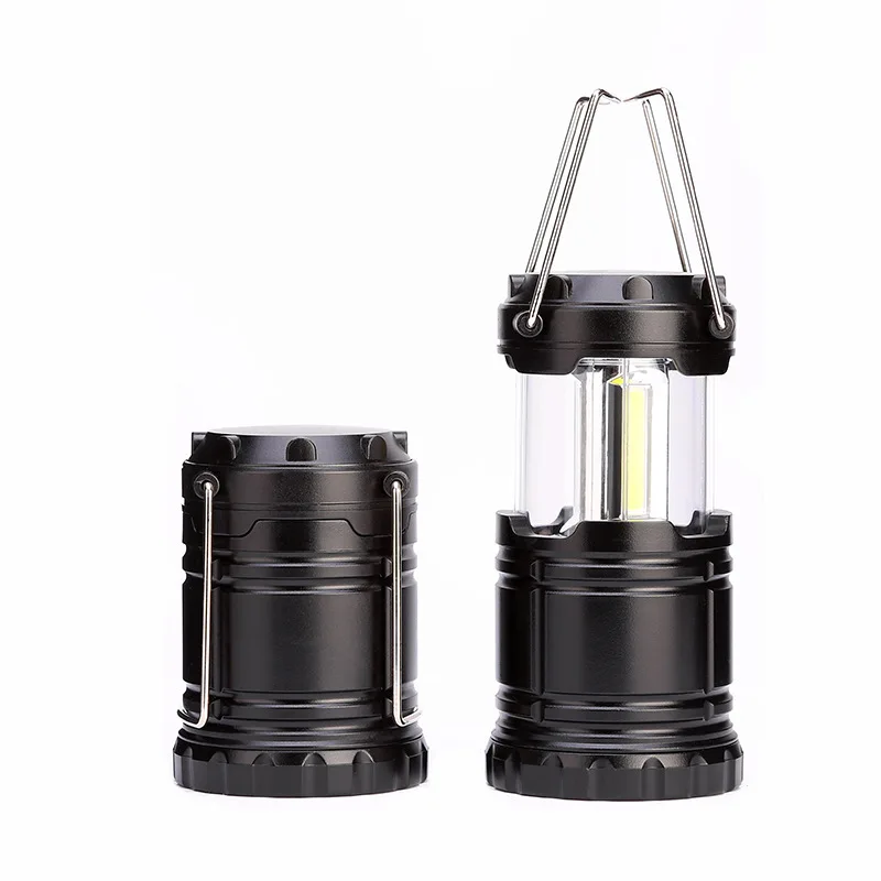 OEM Supplier Outdoor Waterproof Portable Multifunction Battery Powered Small Mini 3W Tent Hanging COB LED Camping Lantern