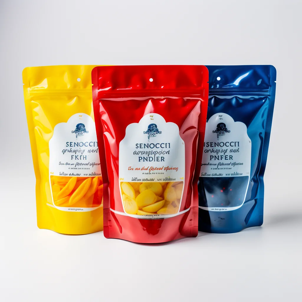 Custom Logo Snack Clear Storage Plastic Window Small Business Zip Lock Flat Bottom Stand Up Pouch Food Packaging Bag Pouch