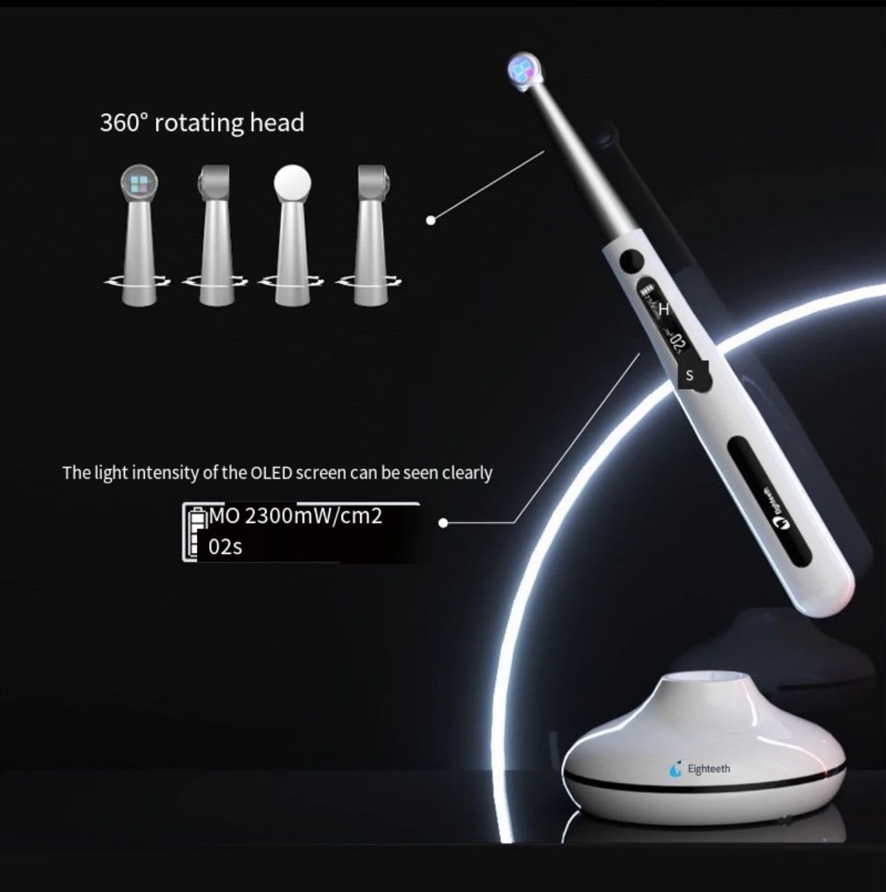 Усовершенствованная Стоматологическая цифровая композитная светоотверждающая машина оборудование для оральной терапии и аксессуар стоматологическая светотверждающая ручка