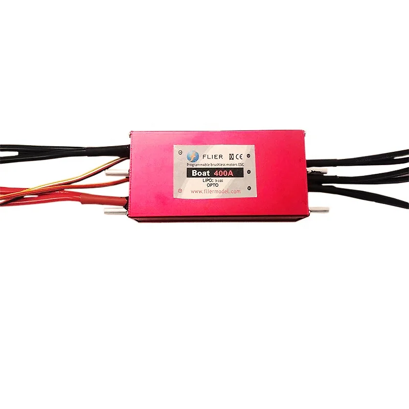 Flier water-proof brushless controller 16S 400A esc for rc boat