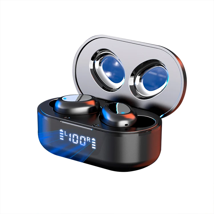 Low latency Hands Free  Gaming Headset TWS  5.0 Earphone 9D Stereo Waterproof Earbuds Headsets With Microphone