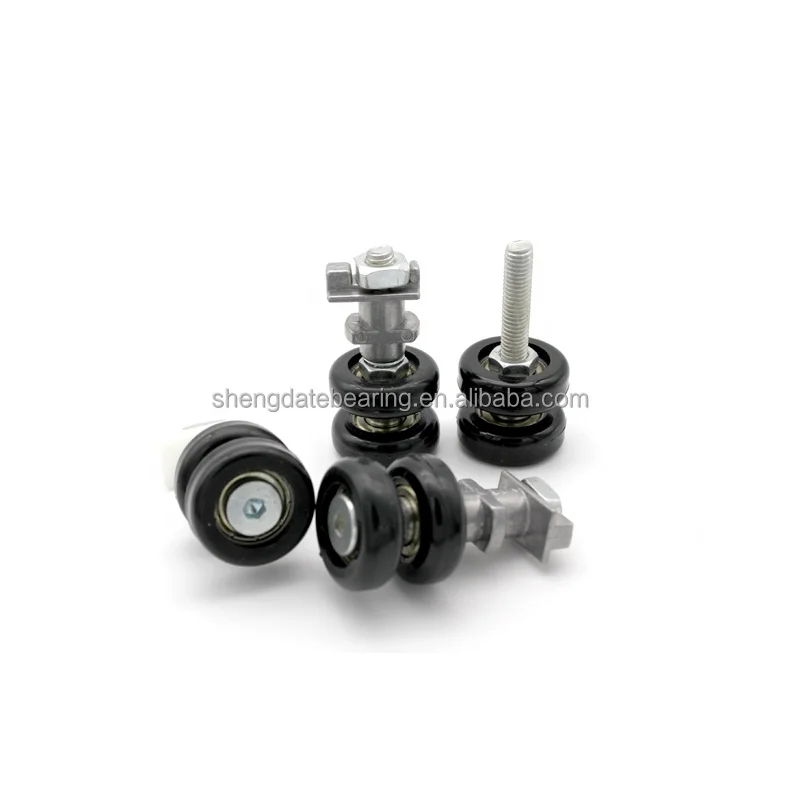 608zz coated ball bearing rollers Nylon pulley sliding glass balcony wheels