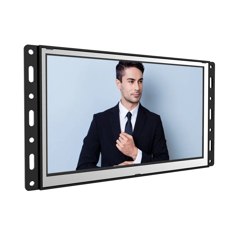 Настенный рекламный проигрыватель, цифровой рекламный плеер с сенсорным экраном 8 дюймов, для помещений, Android tv, LCD