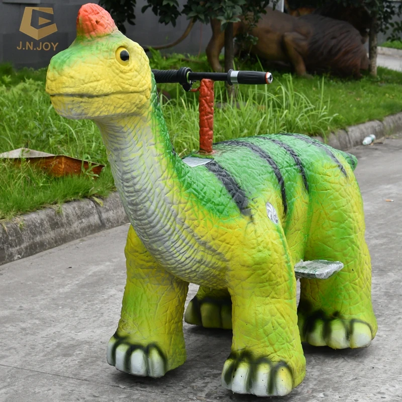 SGBC08 Electric Car Dinosaur Cars Walking Robot Cartoon Animatronic Dinsaur Ride for Kid