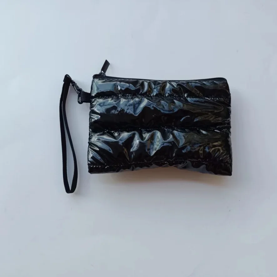 Fashion the puffer wallet mobile phone bags puffer tote bag accessories puffer wristlet bag