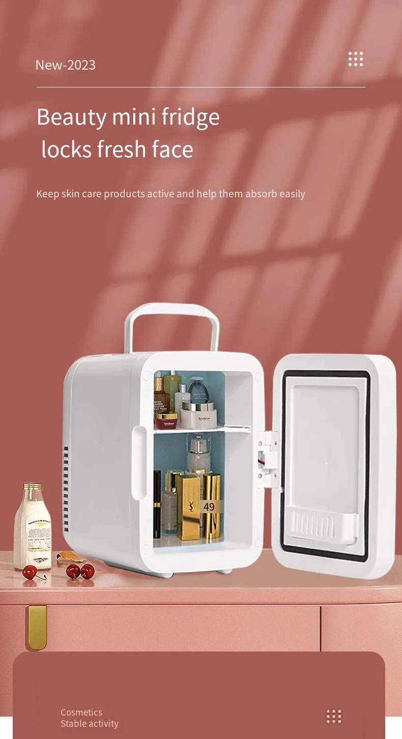 Wholesale Customizable 5l Mini Car Refrigerator Warmer and Cooler Outdoor Car Mini Fridge Portable Fridge Mini