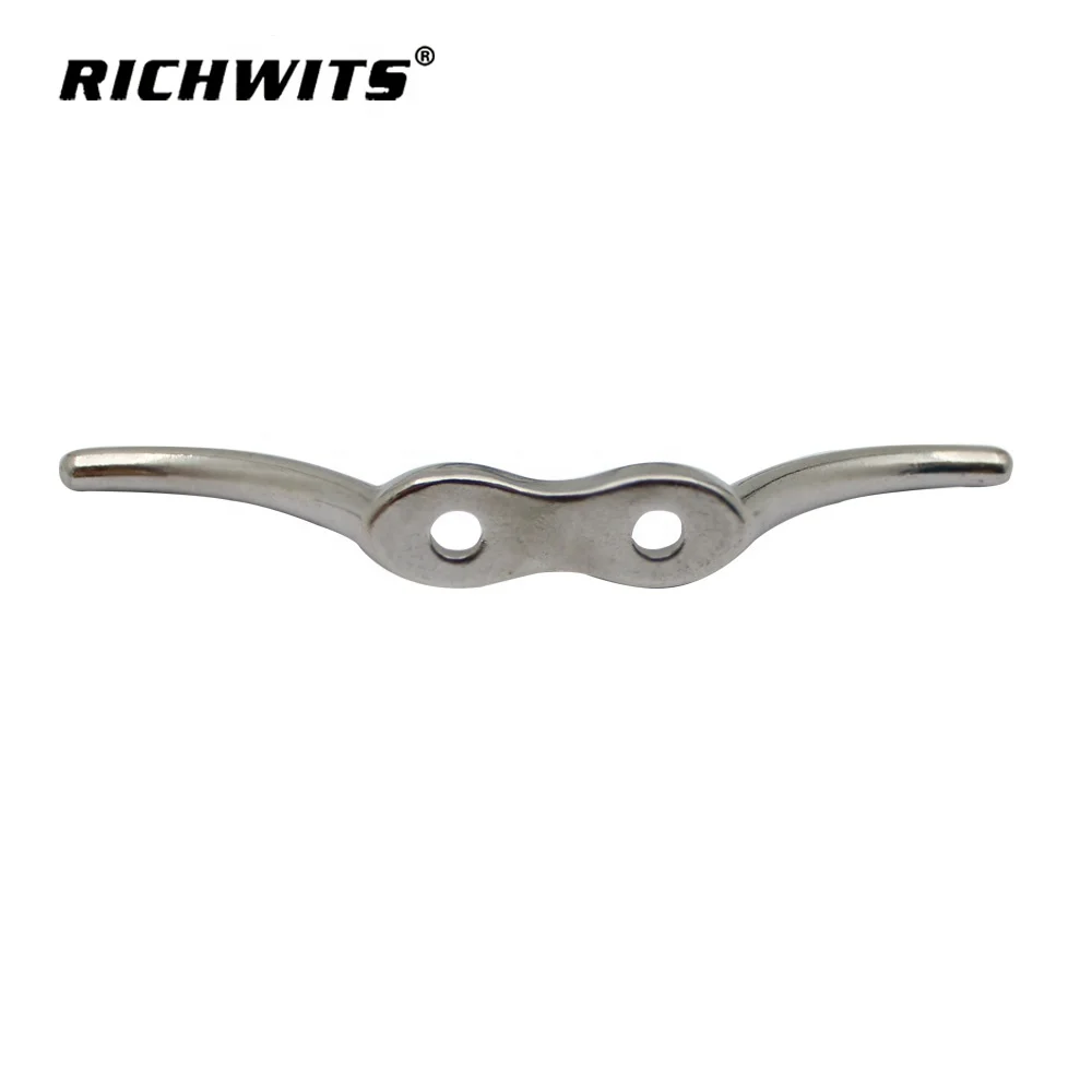 High Quality Stainless Steel Silver  Wire Rope Cable  Cleats For Marine Hardware