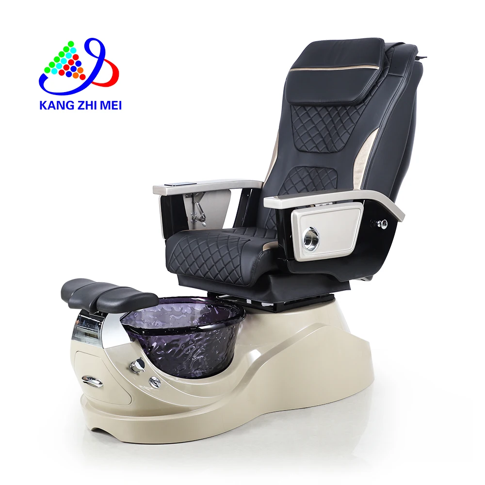 2022 Kangmei New Luxury Modern Whorlpool Plumbing Salon Foot Foot Spa Electric Massage Manicure Pedicure Chair