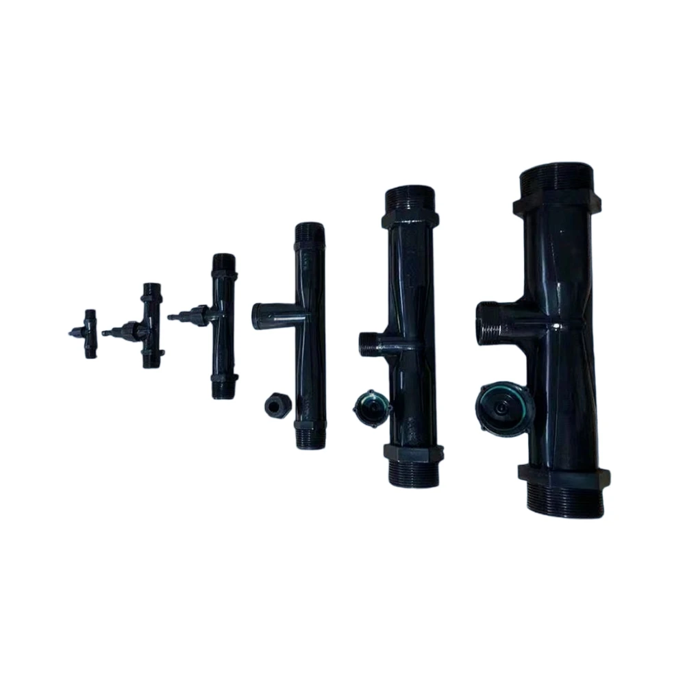 Ejector venturi  ozone parts with check valve and built-in corrosion resistant stainless steel spring