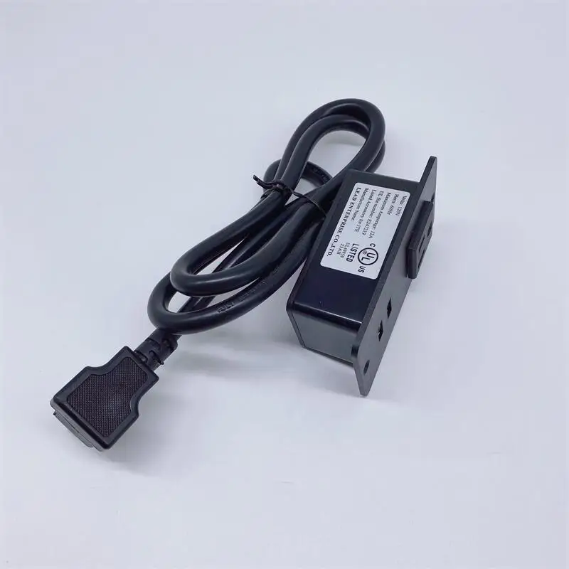 Power Strip Surge Protector With 2 Ac Outlets And Usb C Charging Ports  Extension Cord For Home & Office